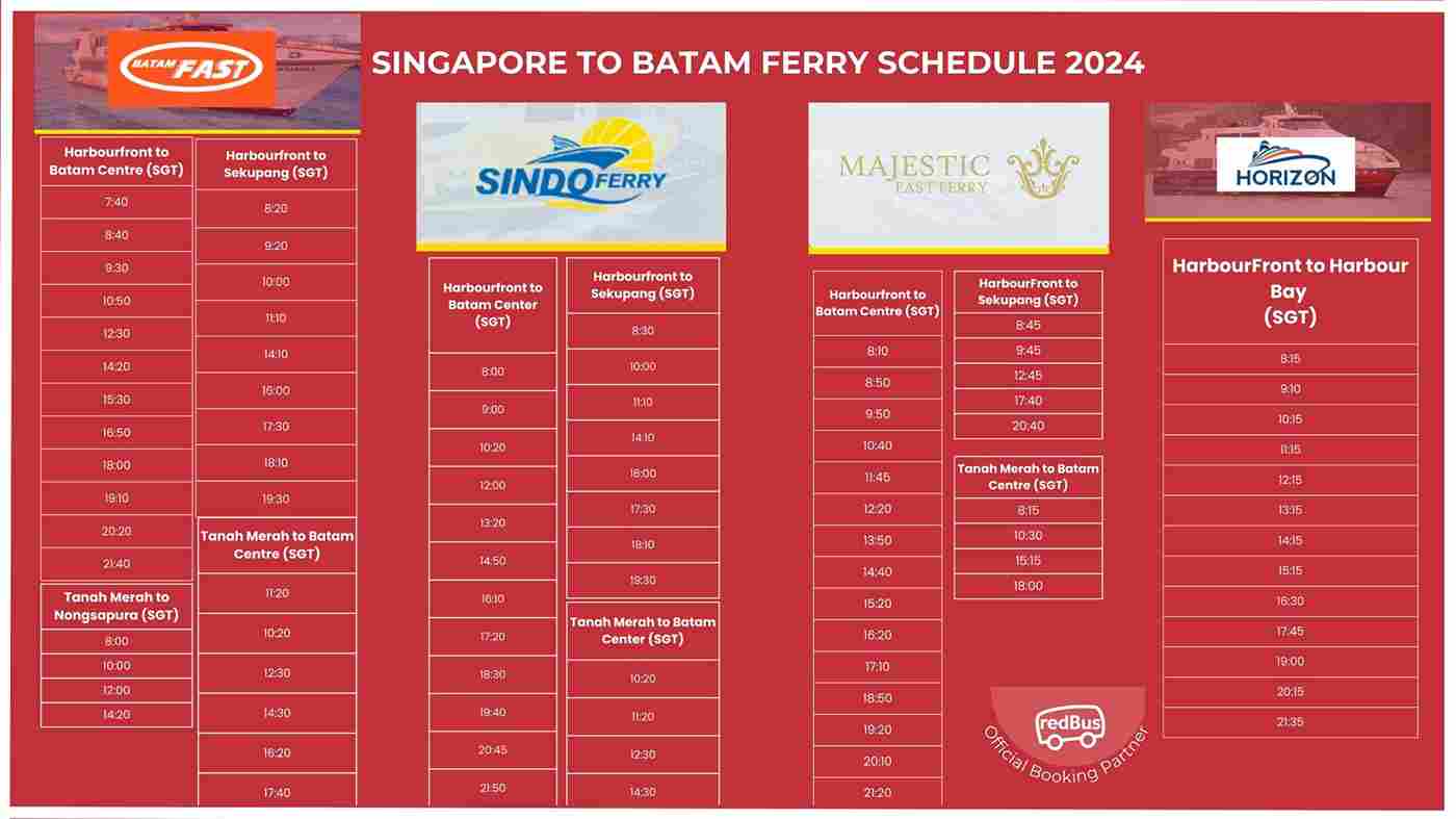 Singapore to Batam ferry